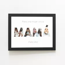 Regalo Día De La Madre Poster Imprimible Personalizado Fotos