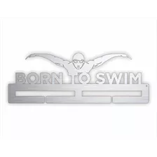 Porta Medallas, Medallero En Inoxidable Natacion Born Swim