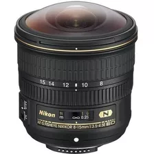 Lente Nikon Af-s Nikkor 8-15mm F/3.5-4.5e Ed