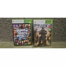 Jogos Xbox360 Originais / Gta5 / Gears Of War3, Mídia Física