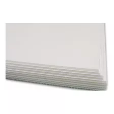 Plastico Corrugado 2,7mm 200 X 100 Cm. Blanco,