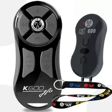 Controle Remoto K600 Jfa 600 Metros Preto E Cinza