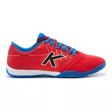 Zapatillas Futsal Scalpel Rojo Y Azul Kelme