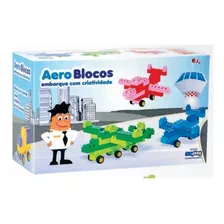 Blocos Montar Brinquedo Educativo Aero Bloco Embarque Maptoy