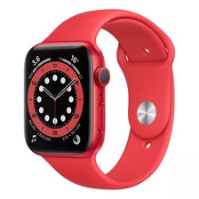 Apple Watch Series 6 (gps) - Caja De Aluminio Rojo De 44 Mm - Correa Deportiva Rojo