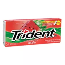 Trident Chicle Sin Azucar Sabor Sandia 12 X 18 Un C/u