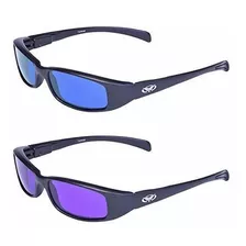 Lentes De Sol - Global Vision 2 Pair New Attitude Black Spor