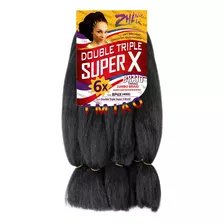 Cabelo Jumbo Superx 400gr Trança Dread Mega Hair Aplicar