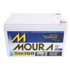Bateria Moura 12ah 12v - No Break / Cerca Elétrica / Alarmes
