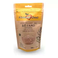 Semillas De Sesamo Integral X 200g Natural Seed Sin Tacc