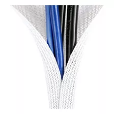 Agptek Funda De Cable Blanca De 6.6 Pies 23 Pulgadas