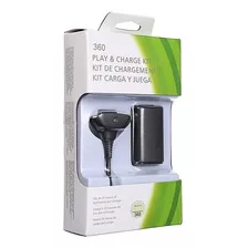 Kit Fonte E Carregador P/ Controle Xbox 360 Cabo Usb