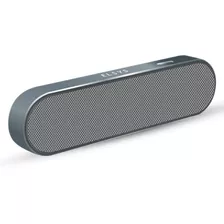 Caixa De Som Speaker Duplo Estereo Bt Cinza