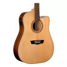 Guitarra Electroacústica Washburn D7sce Tapa Abeto Natural 