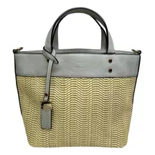 Bolsa Alça Mão E Ombro Satchel Tramado Wj Acessórios