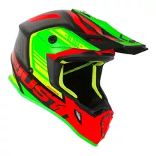 Capacete Just1 J38 Blade - Vermelho/verde/preto Fosco Tamanho Do Capacete 57-58 / M