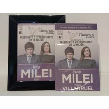 Pack × 5 Boletas De Milei - Villarruel + 1 De Regalo. 