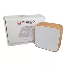 Parlante Bluetooth Naxido A70 Usb Portatil Potente Pcreg Color Blanco