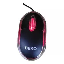Mouse Usb Optico Scroll Deko Rl-m01 Preto