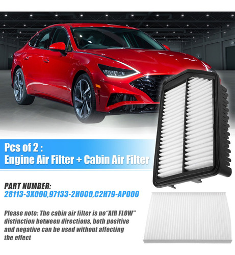 Filtro De Aire De Motor Y Cabina For Kia Forte Forte5 14-18 Foto 3