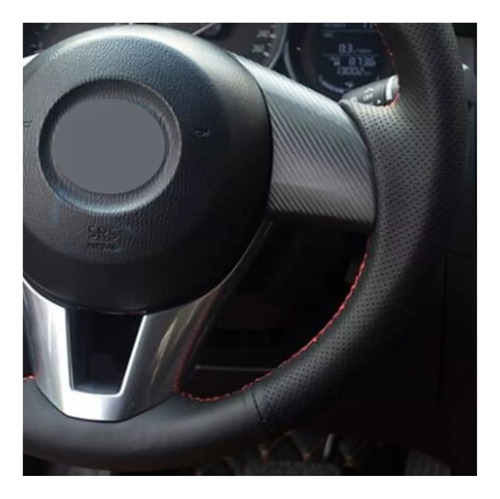 Funda Cubre Volante Para Mazda 3 2 6 Cx3 5 9 2015-17 Piel  Foto 2