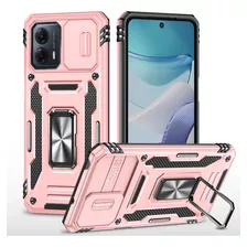 Funda Para Moto G53 Tapa Deslizante + Cristal Templado