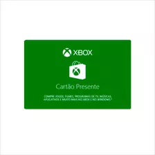 Cartão Xbox Microsoft Brasil R$ 180 (r$100+r$50+r$30) Reais