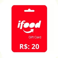 Gif Ifood Card Cartão 20 Reais Presente Digital