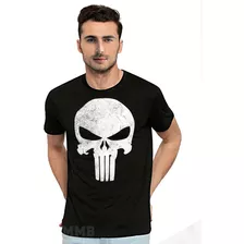 Camisa Camiseta Justiceiro Punisher Série Castle Filme Nerd