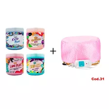 4 Btx Crema Capilar Seda- Lumi- Kera - Bio + Gorro Termico 