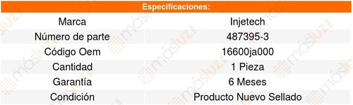 Inyector Combustible Mpfi Rogue Sel 4cil 2.5l 14_15 8278233 Foto 2