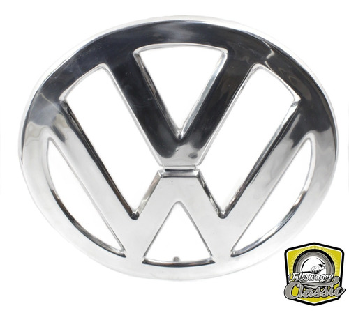 Emblema De Combi Frontal De 31 Cm Metal Vw Tipo 2 Foto 4