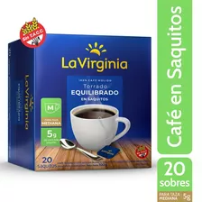 Cafe En Saquitos La Virginia Torrado Equilibrado X 20 Un