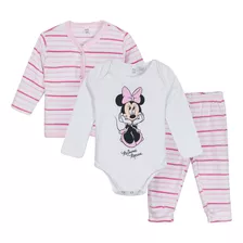 Ajuar De Nacimiento Disney Baby Set En Caja Minnie O Mickey