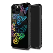 Funda Zhegailian Para iPhone 12/12 Pro Color Butterflies