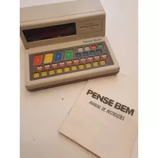 Brinquedo Vintage Anos 80, 90 Pense Bem Tectoy + Manual