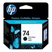 Cartucho De Tinta Hp 74 Negra Original (cb335wl) Facturamos