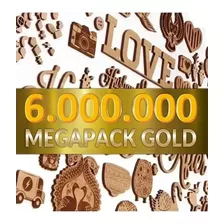 Mega Pack Gold 6.000.000 Vectores Para Corte Láser Cnc 2d 3d