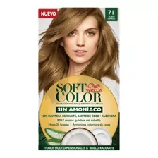 Kit Tintura Wella Professionals Soft Color Tinte De Cabello Tono 71 Rubio Ceniza Para Cabello