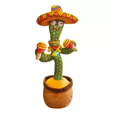 Juguete Cactus Bailando Con Canciones En Español, Carga Usb