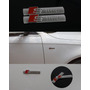 Emblema Quattro Audi Tt 2001-2023 Crom/rojo