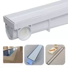 Ralo Linear Oculto Seca Piso 6x50 Invisível Banheiro Piscina