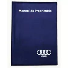 Capa Porta Manual Audi Pvc Azul Mod.23
