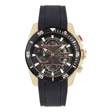 Relógio Technos Masculino Ts Carbon Dourado - Jp15aa/0p Cor Da Correia Preto Cor Do Fundo Preto