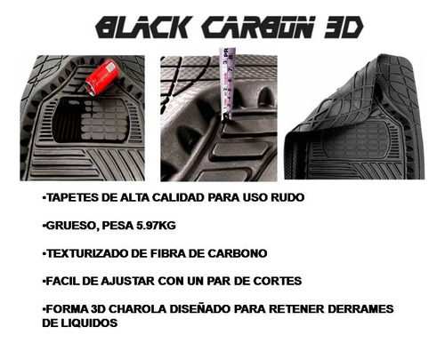 Tapetes Carbono 3d Grueso Volvo S80 2006 A 2011 2012 2013 Foto 4