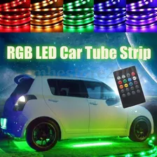 Kit Neon Universal Externo 8 Cores Super Led 4 Barras Carro