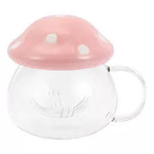 Juego De Tazas Infusoras De Té De Vidrio Con Forma De Hongo