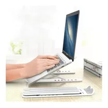 Soporte Base Para Notebook Tablet Pvc Inclinación Regulable Color Rosa/gris-negro/gris