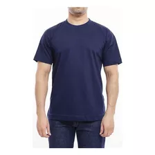 Remeras De Trabajo Algodón Peinado 24/1 Liso Cuello Redondo 