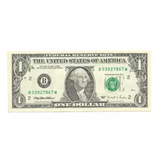 Estados Unidos - 1 Dólar 1995 Selo Verde Série B 187, Sob/fe